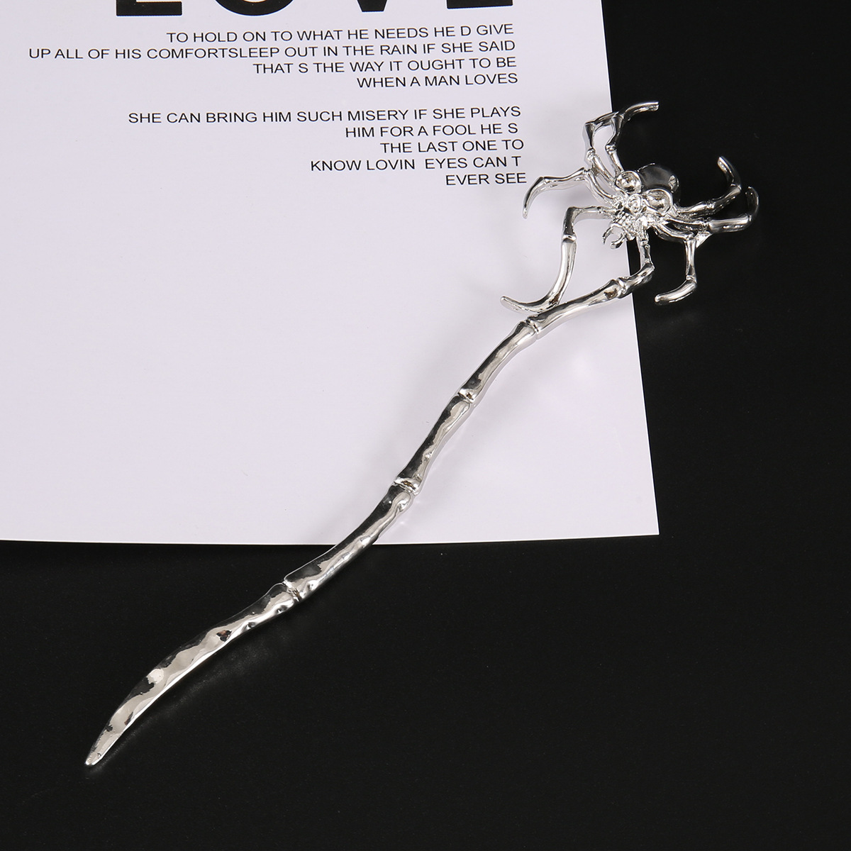 25g Weight Hairpin Hair Accessories Type Women's Retro Skull Alloy Plating Hairpin
