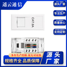 CAT5E/CAT6Ӣʽ�W�jģ�K�����/���UK25*50MM�m����ģ�Kǧ�����