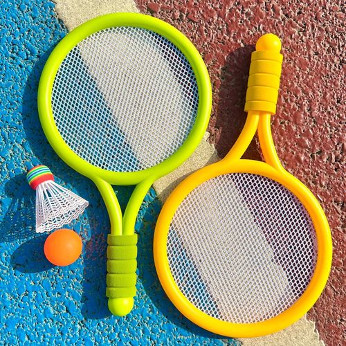 Children's badminton racket set, student sports outdoor activity street stall toy parent-child interactive gifts for boys and girls, wholesale