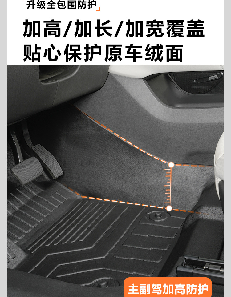 Suitable for Buick Envision PLUS five-seater, full coverage floor mats including door sills, 21-25 models, TPE car floor mats