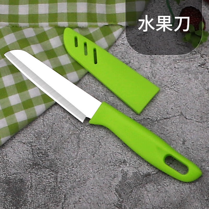 Cuchillo de fruta portátil pequeño cuchillo de fruta de corte de fruta de cuchillo de alumno plegable de acero inoxidable para dormitorio doméstico