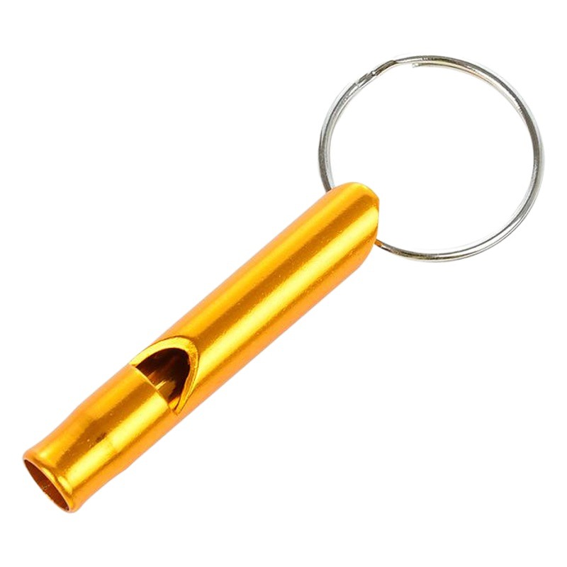 Silbato pequeño de aleación de aluminio en stock del fabricante, silbato de supervivencia, silbato de emergencia, silbato para niños, silbato de aleación de aluminio al por mayor.