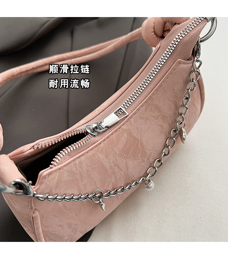 A stylish and stylish small handbag for ladies in 2025, a versatile and fashionable crossbody bag, a niche single-shoulder underarm bag for summer Item Picture
