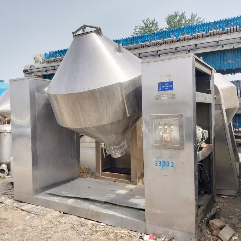 二手搪瓷双锥干燥机 5000升干燥设备 工业混合式干燥