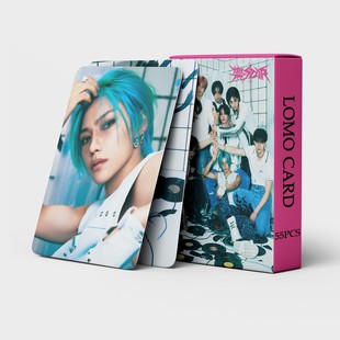 Cross-Border Hot-Selling Spot 55 Sk Cards-Star Fangcan Li Yuanhao Huang Yichen Kpop Peripheral Lomo Cards