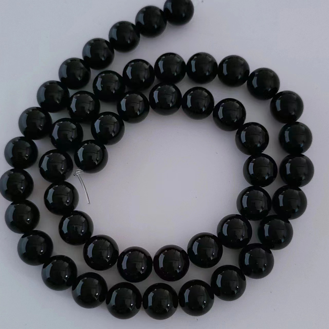 Precio de fábrica de 7A perlas de Buda naturales ágata rojo a granel diy accesorios de joyería perlas de ágata negro perlas semiacabadas