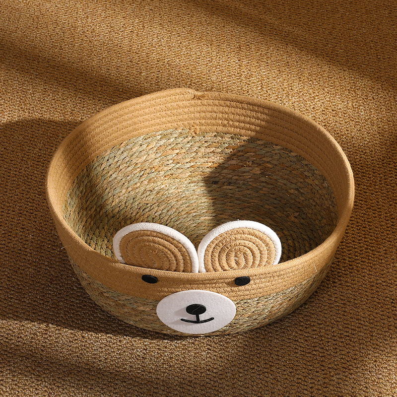 Verano estera de verano gato nido ratán verano perro perrera dibujos animados suministros para mascotas perro de peluche cama estera Cuatro Estaciones Universal