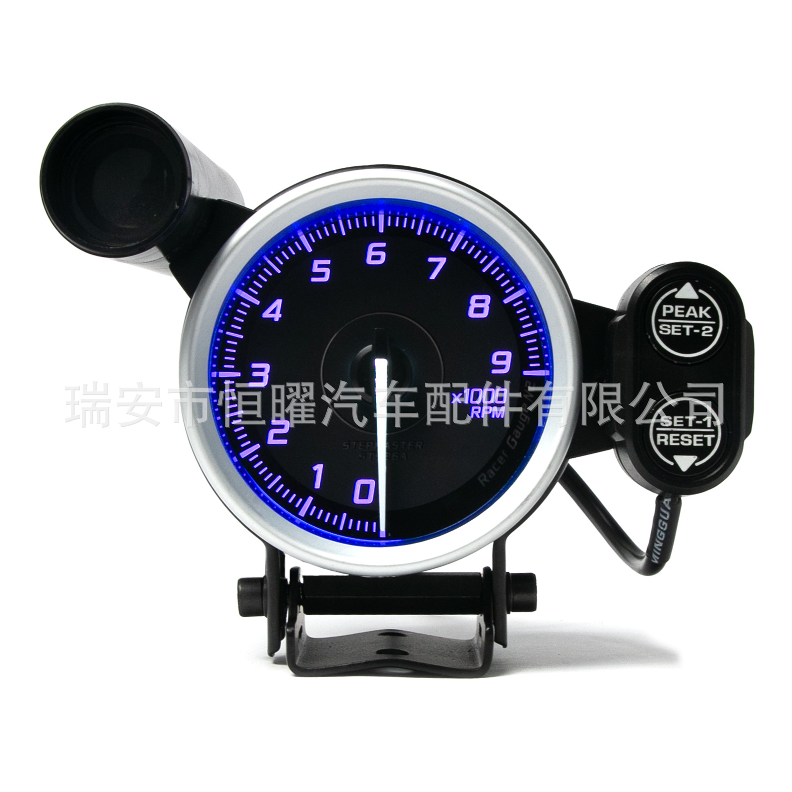 Cross-Border Car Modification Accessories 80mm 3.75inch Tachometer 11000 Speed N2 7-Color Backlight Suitable for