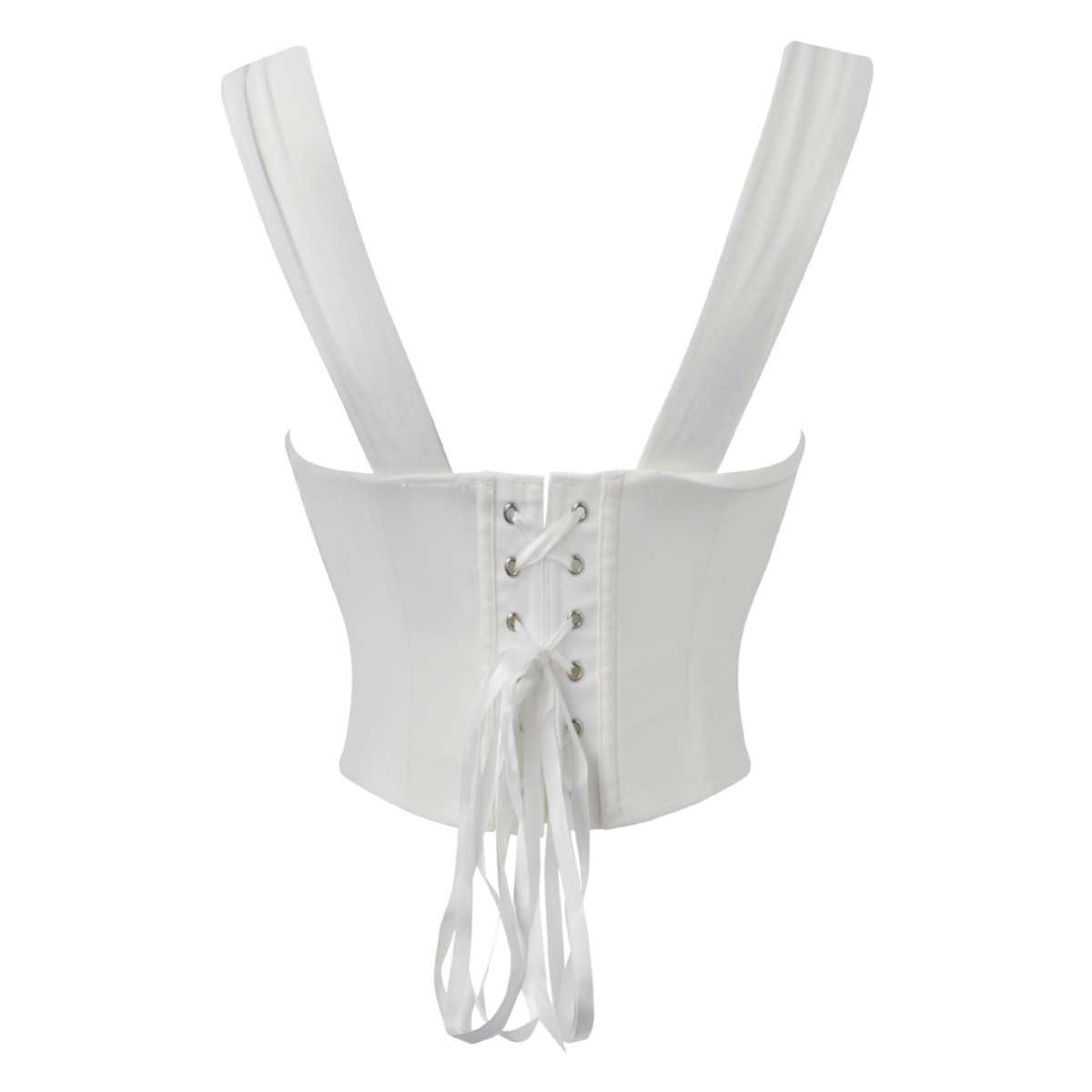 Nueva malla transpirable doble cabestrillo cuello mujer tubo superior con almohadilla para el pecho para moldear el cuerpo top AliExpress lote de suministro transfronterizo