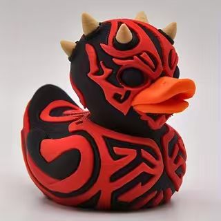 Cross-Border New Product 3D Printed Star Wars Figurine Halloween Gift Darth Maul Duck Little Yellow Duck