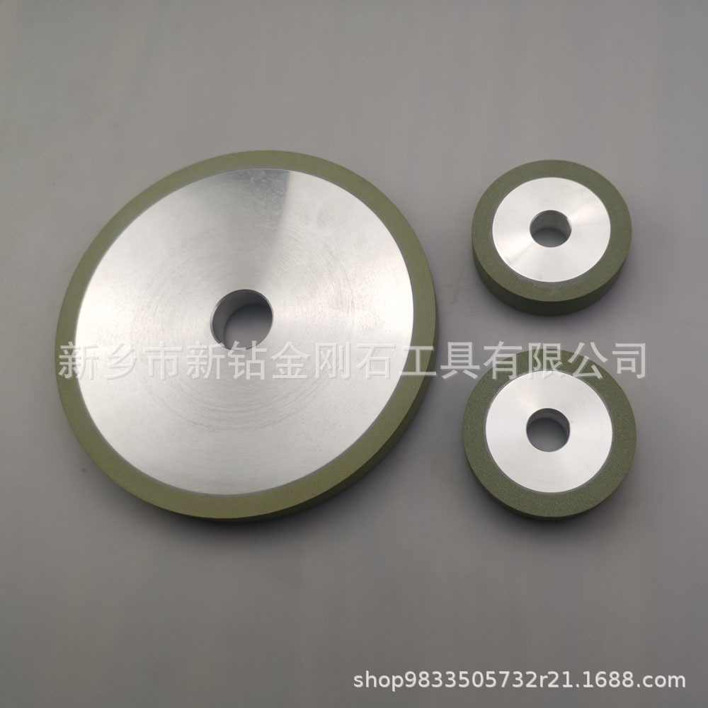1A1平行陶瓷结合剂金刚石砂轮 打磨 PCD/PCBN刀具 碳化硼 黑金刚