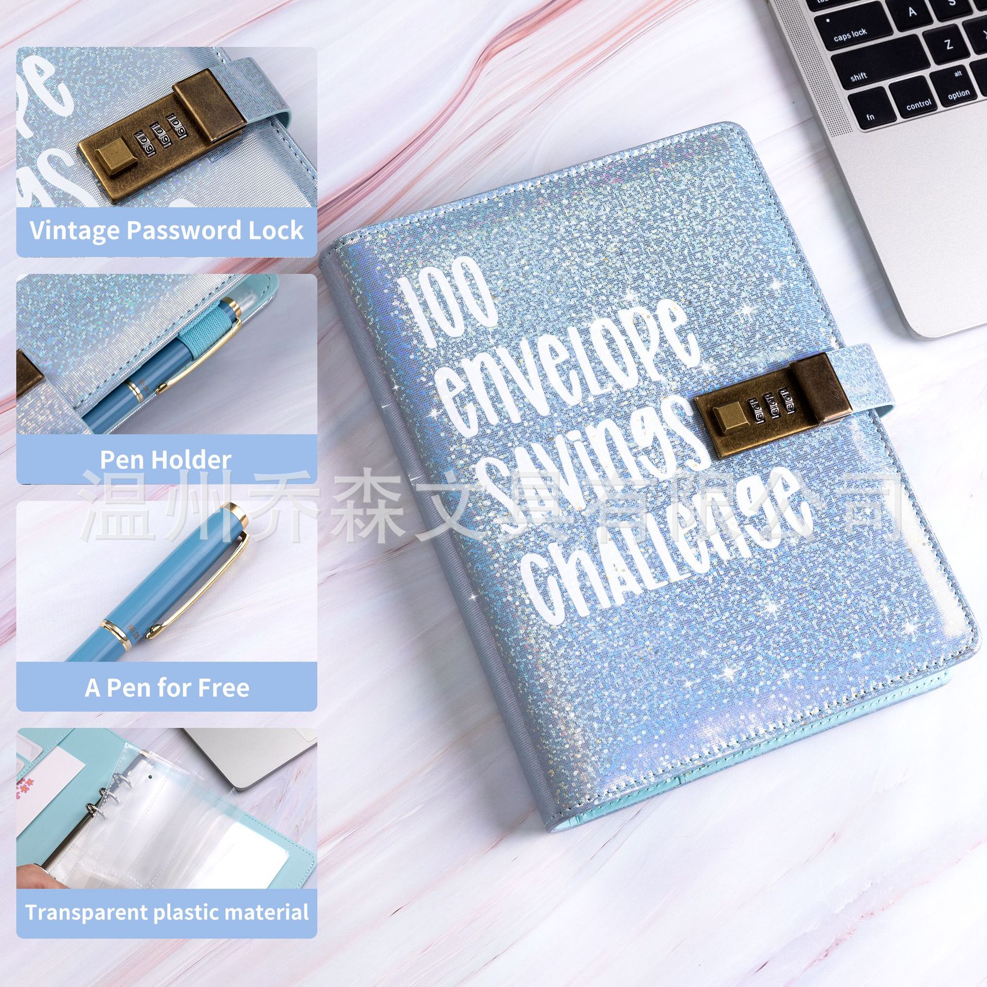 Desafío de ahorro de 100 días de pareja Desafío de ahorro de hojas sueltas