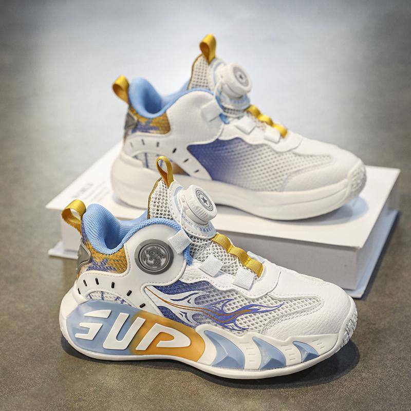 National Wave 2025 verano nuevos zapatos de malla para niñas, zapatos deportivos para correr transpirables, zapatos de baloncesto antideslizantes y resistentes al desgaste para niños