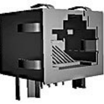 厂家供应各款SMT(贴片TE/1-406541-1 RJ45插座模块插头连接器