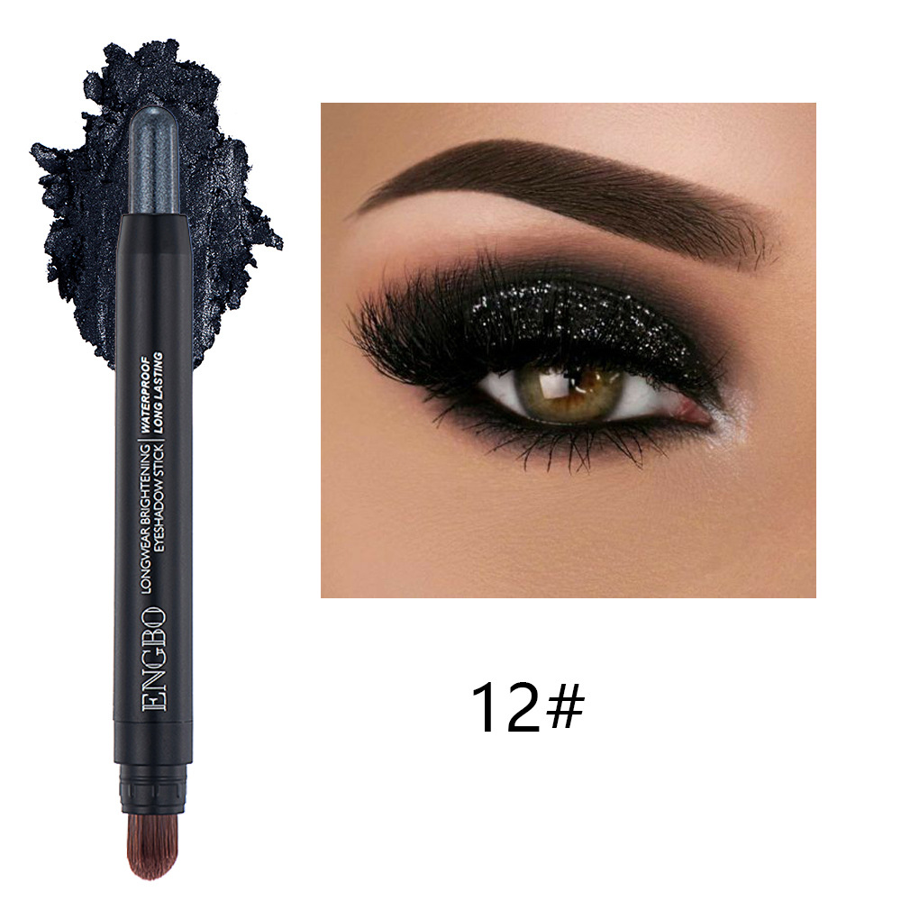 ENGBO Foreign Trade Double-tipped eyeshadow Pen Amazon Best-selling Eyeshadow Pen Set Long-lasting pearlescent Cross-border Eyeshadow undefined