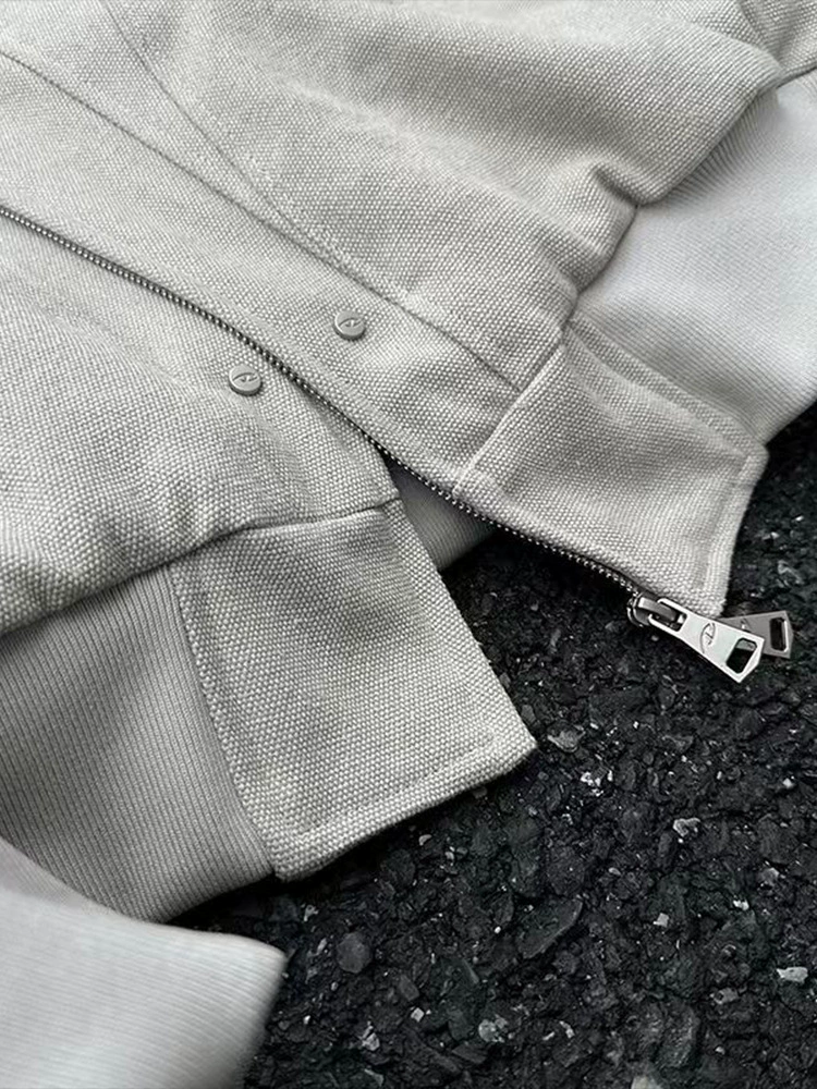 Теплая демисезонная мужская пуховая куртка с капюшоном