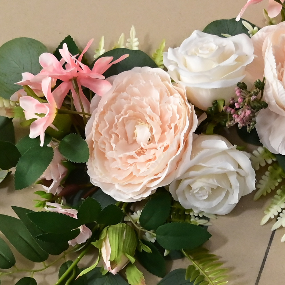 Amazon 2025 simulación transfronteriza de flores de agua bienvenida arco decoración floral decoración de boda al aire libre floral decoración de boda