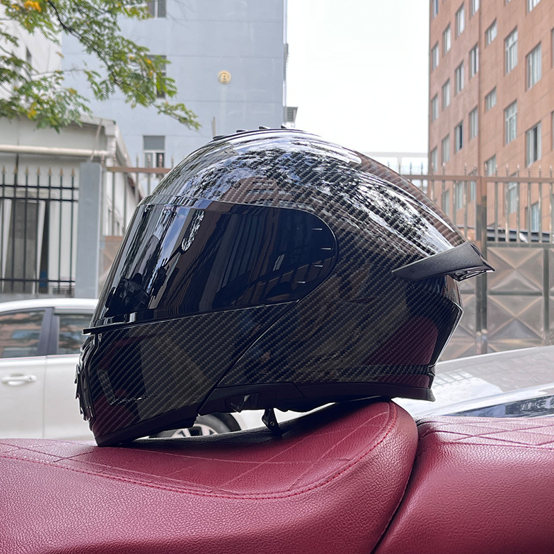 Orz casco de coche eléctrico masculino y femenino casco de verano doble espejo trasero medio completo personalidad cuatro estaciones pareja Bluetooth