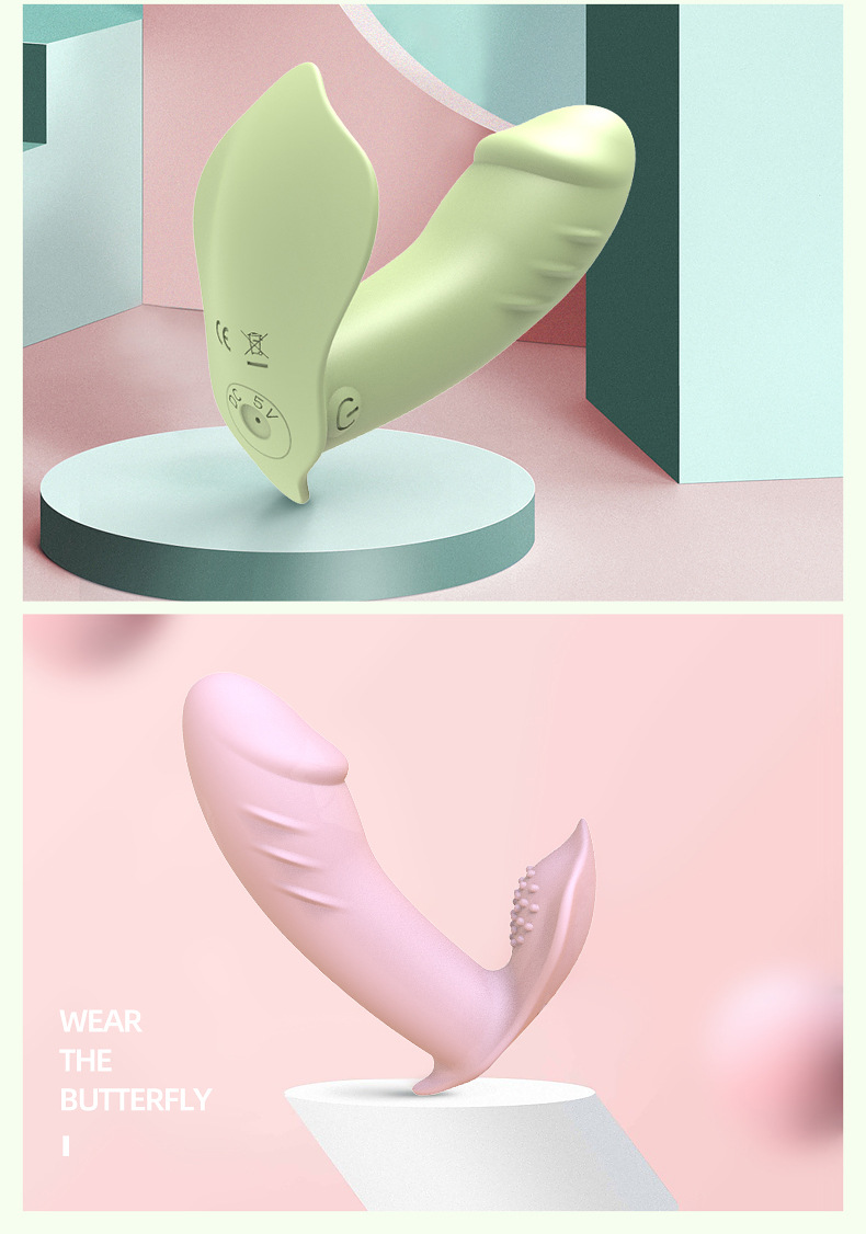 Wearable Remote Control Vibrator for Women, Silicone Butterfly Design, Quiet Strong Vibration — detail image 21