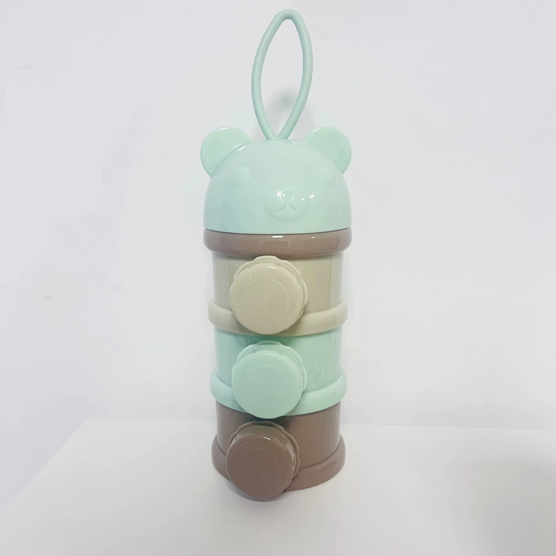 Поставка с этикеткой для пакетной доставки коробки для хранения портативной коробки для молочных порошков