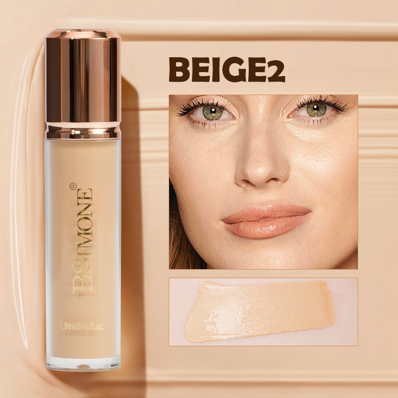 Excluido para correctores transfronterizos, base líquida hidratante e hidratante de larga duración sin maquillaje, base líquida, impermeable y antitranspirante, piel seca, sin tapar, base líquida en polvo