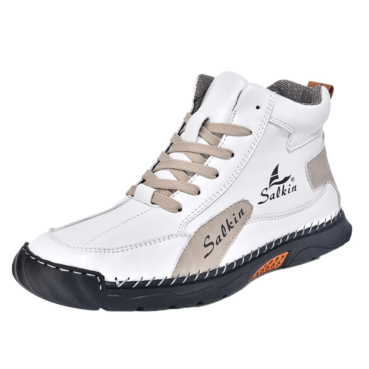 Size 48 Mid-Top Men's Shoes, Large Size Outdoor Short Boots, Large Size Casual Hot-Selling Martin Boots_vogvips.com