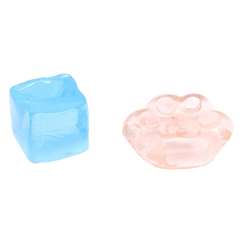 Creative Ice Cube Pinch Music Douyin Same Style Decompression Jelly Cat Claw Sticky Music Kidsren's Decompression Toys Wholesale in Stock