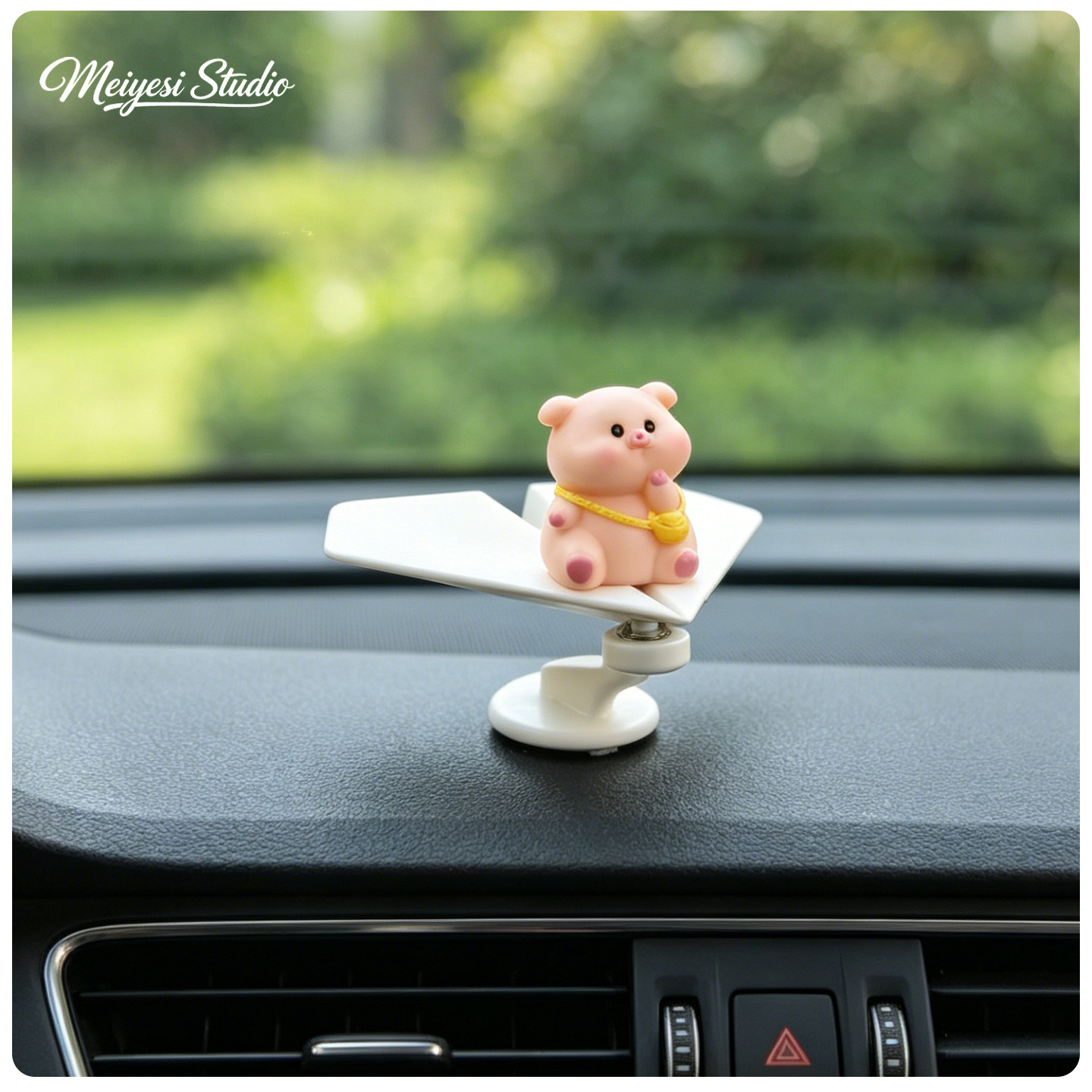 Crayón nuevo avión giratorio 2026 nuevo automóvil adorable joyería de dibujos animados decoración de curación descompresión