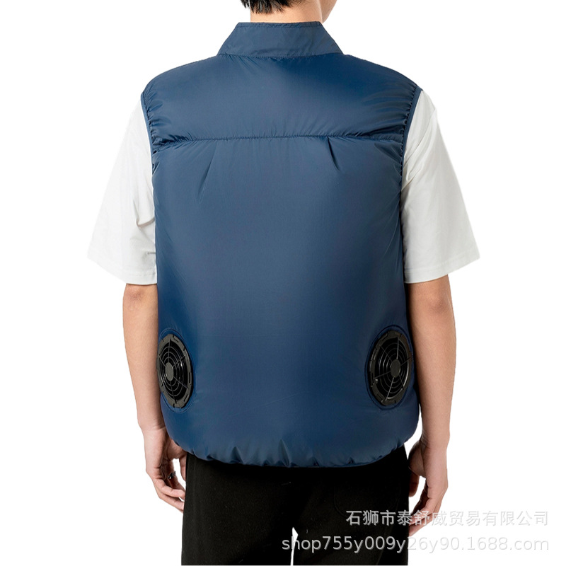 Ventilador individual azul oscuro