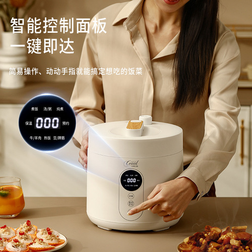 Electric pressure cooker household multifunctional soup cooking porridge rice cooker small high pressure rice cooker kitchen small appliances wholesale