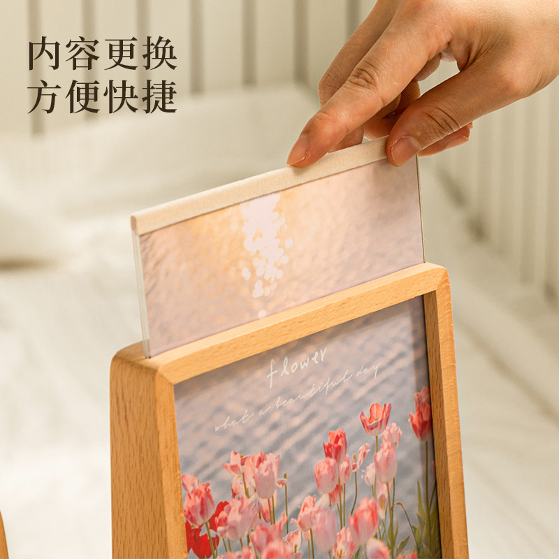 台形アクリル両面透明型枠は写真を洗って振り子を作ってdiy表装枠展示棚を印刷する