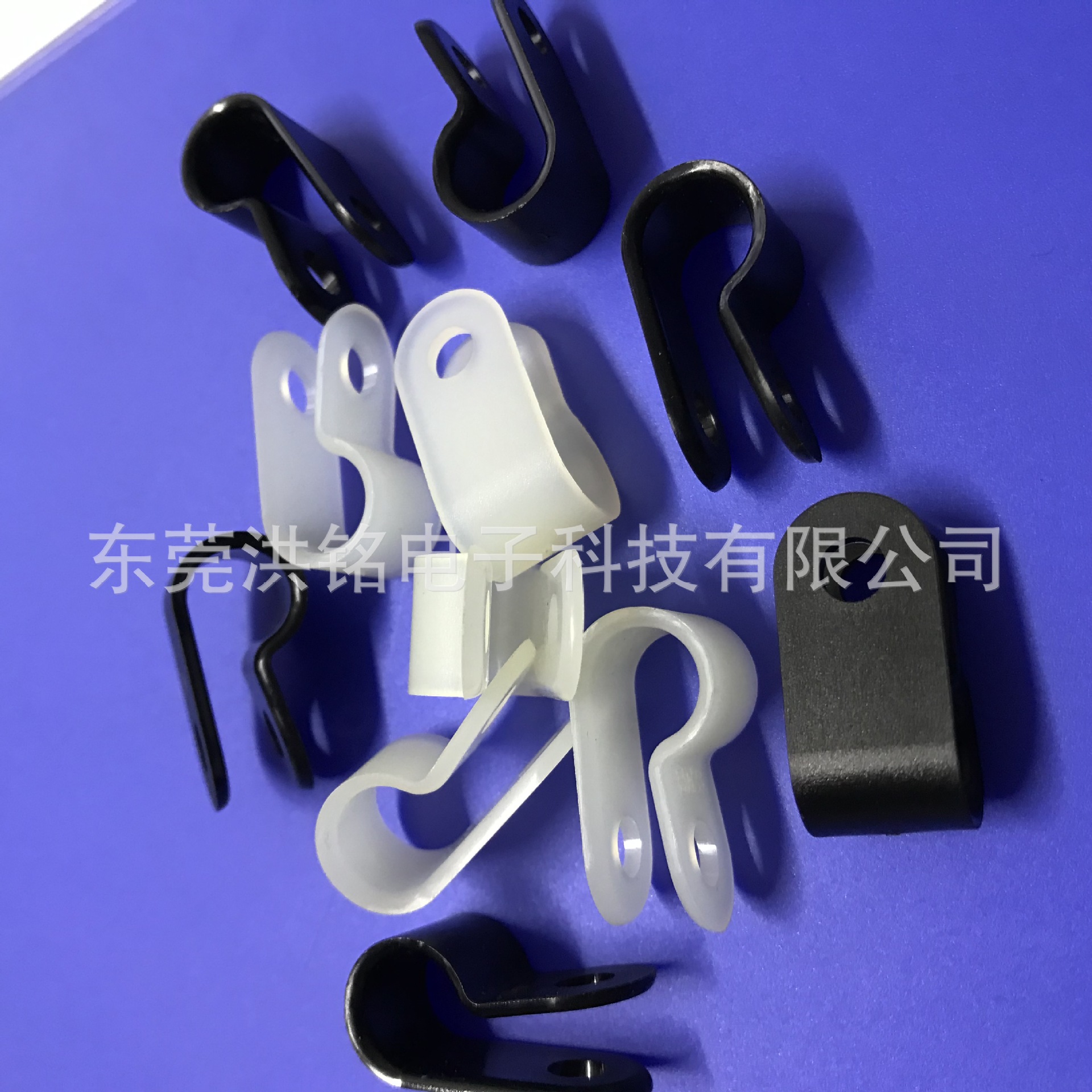 R型尼龙线夹 电缆固定夹 R型线卡 布线扣 配线固定钮 压线夹