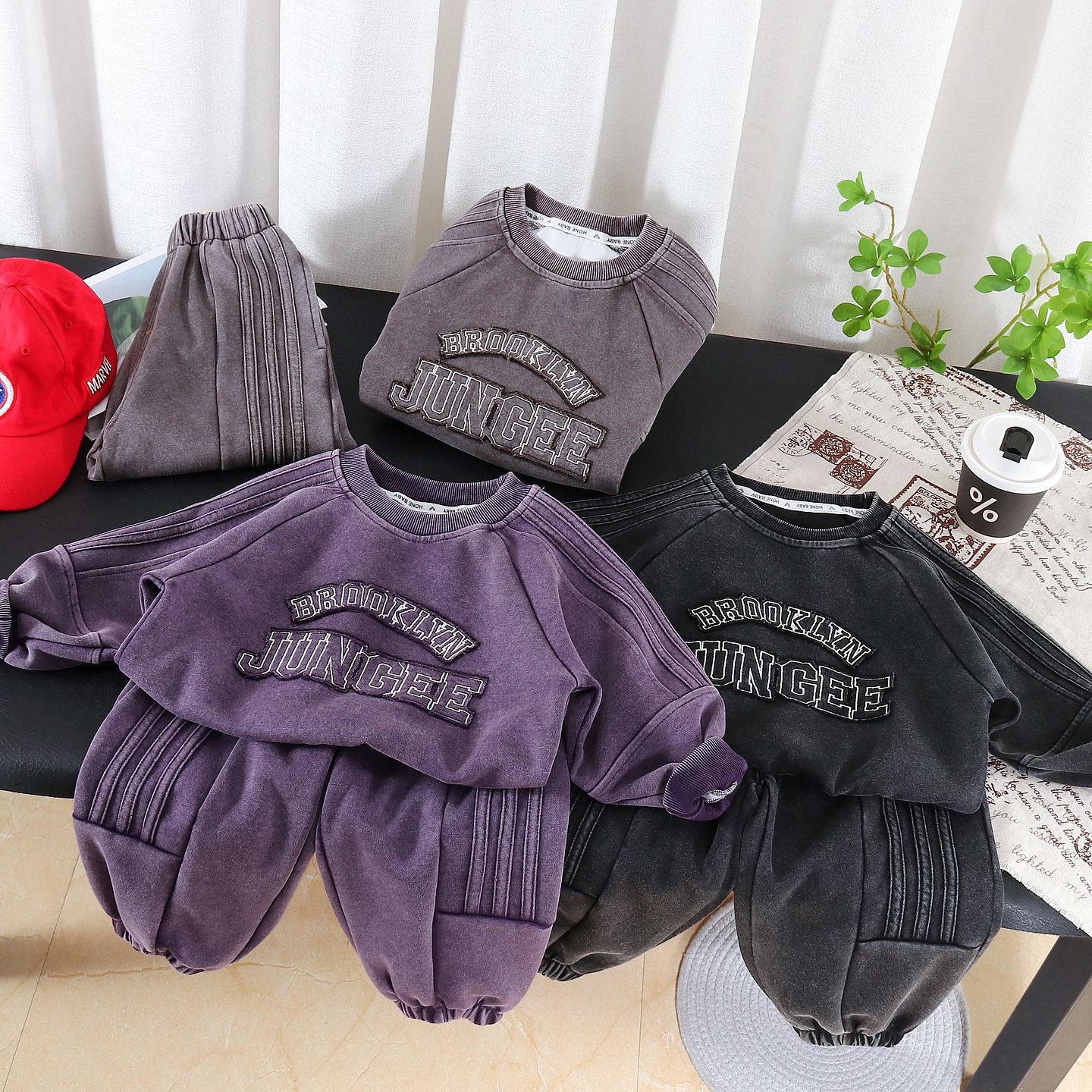Children's sweatshirt for boys with letters