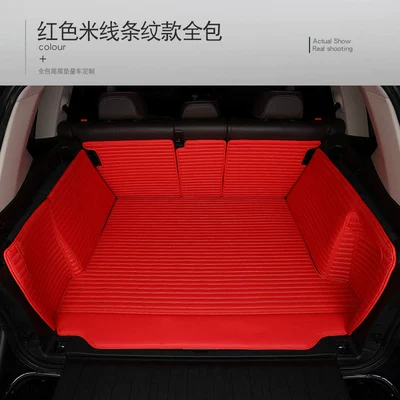 Cross-Border Export and Foreign Trade | Trunk Mat - striped-style-red-rice-noodles-all-inclusive-bottom-pad
