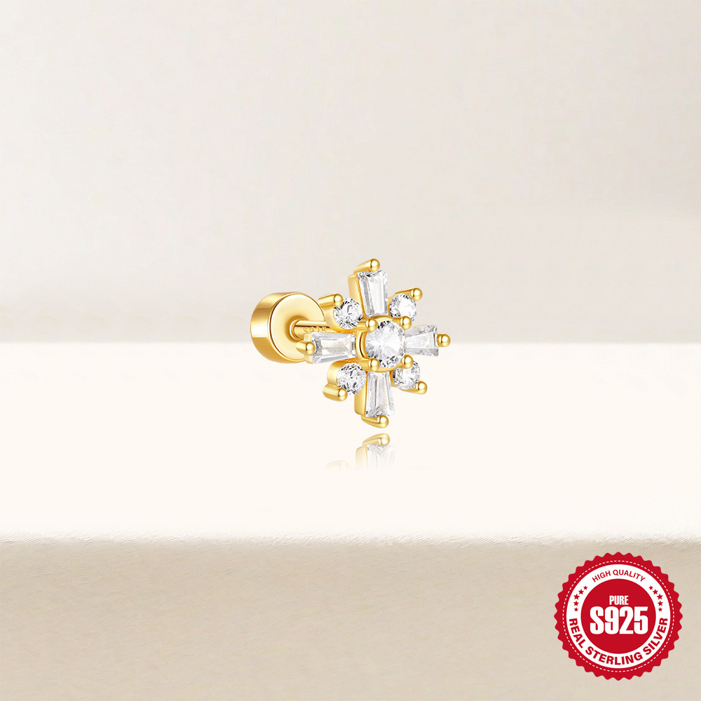 3g Weight 925 Sterling Silver Ear Needle Material Pearl, Zircon Inlay Material Earrings, Ear Studs Classification 1 Piece Quantity Daily Occasion 925 Sterling Silver Material Geometric Pattern Unisex Gender Inlay Design IG Style Style 1 Piece 925 Sterling Silver Pearl Zircon Geometric Earrings Ear Studs 22
