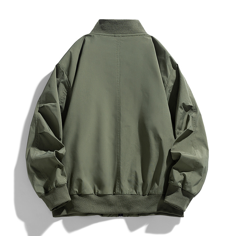 M - 8XL chaqueta de hombre primavera y otoño chaqueta de moda de hombre suelta de moda americana ropa de béisbol casual hombre image 4