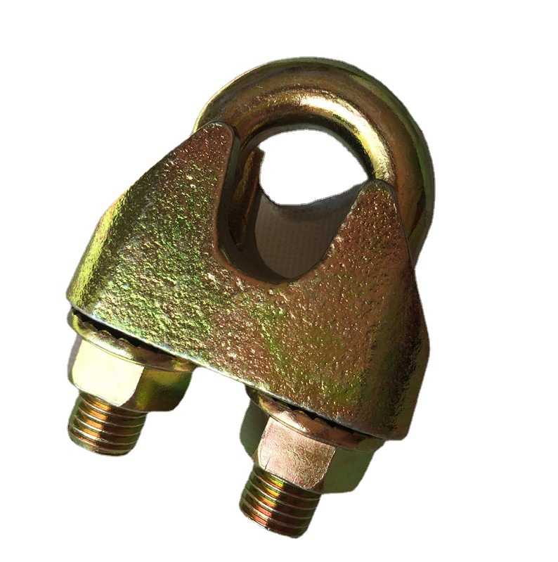 源头厂家:电镀锌EN13411-5钢丝绳夹出口GALV WIRE ROPE CLAMP