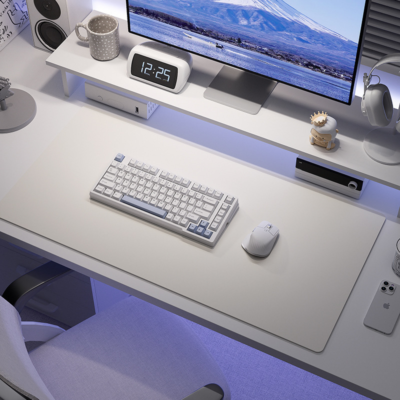 マウスパッド超巨大防水汚れ防止puレザーテーブルパッドオフィスデスクトップノートブックキーボードパソコンデスクマット高级感|undefined