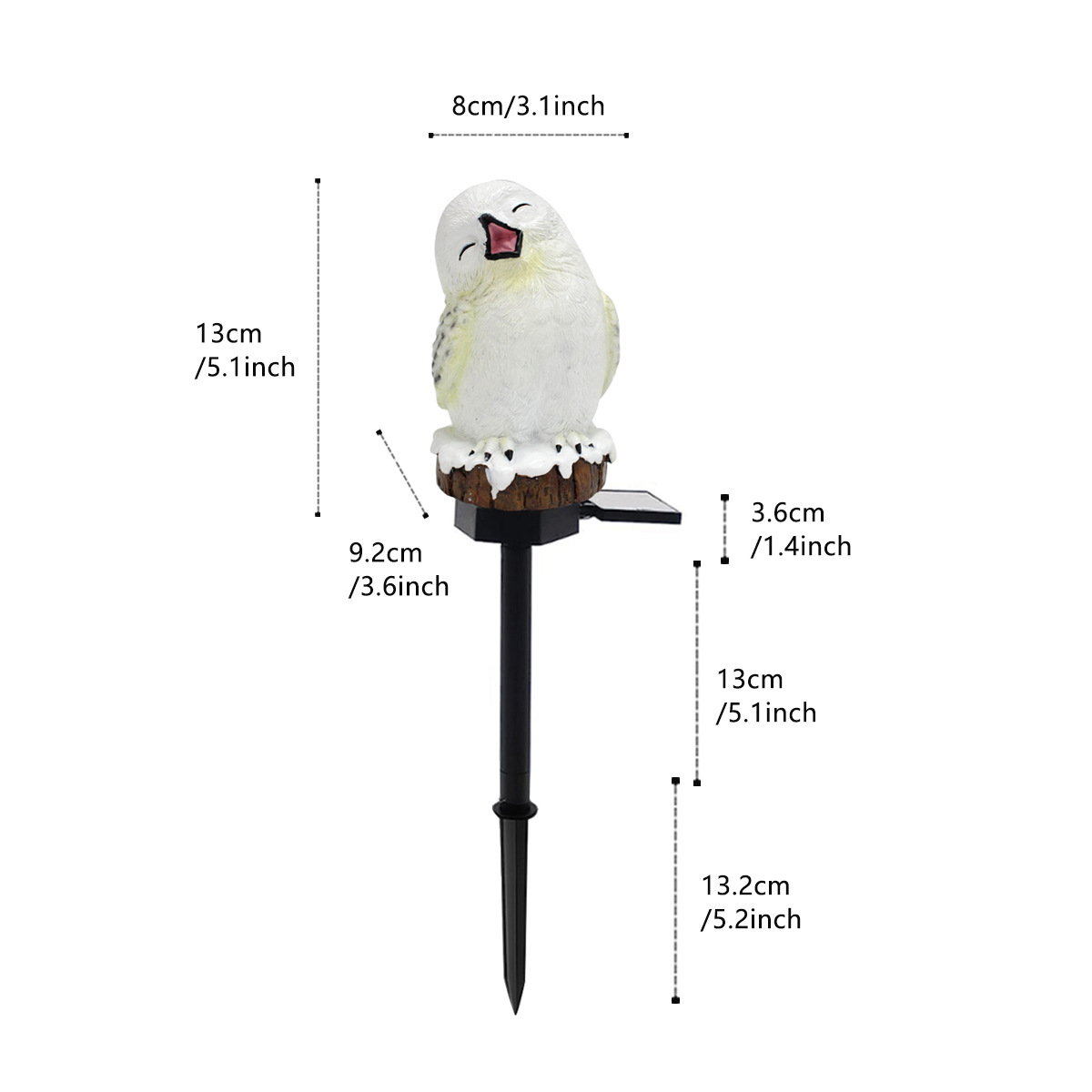 led solar outdoor lamp courtyard waterproof lawn lamp garden layout decoration grass ground plug landscape animal lamp