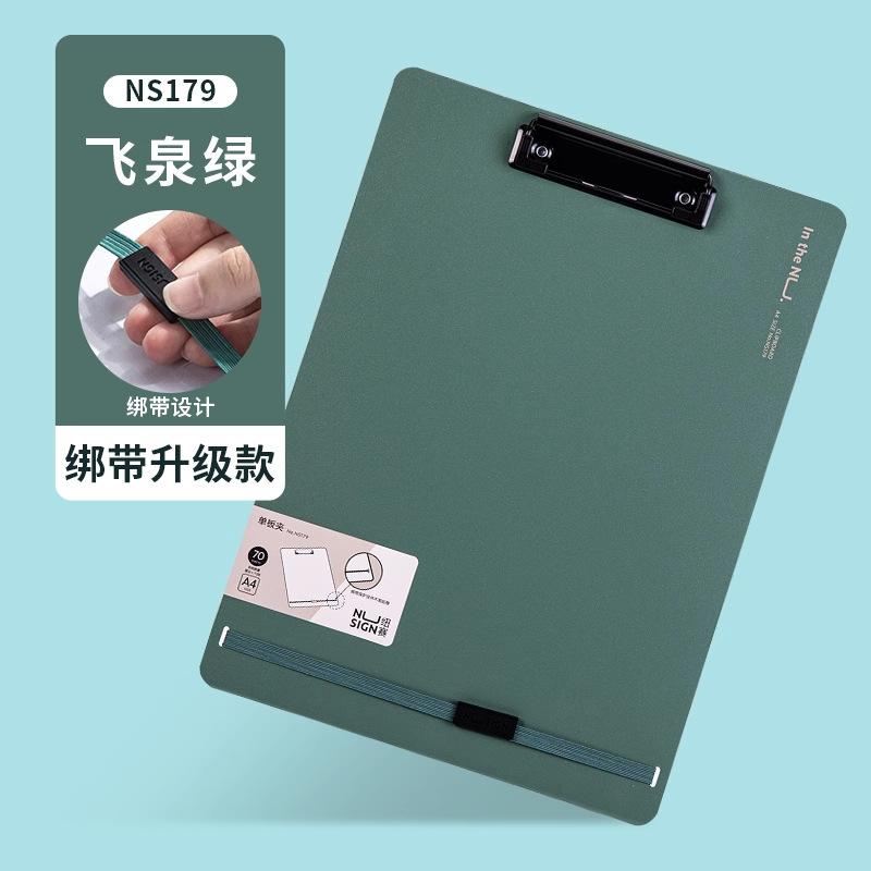 Carpeta de abrazadera de tablero a4 de escritura de estudiantes papel de prueba de tablero duro de papel