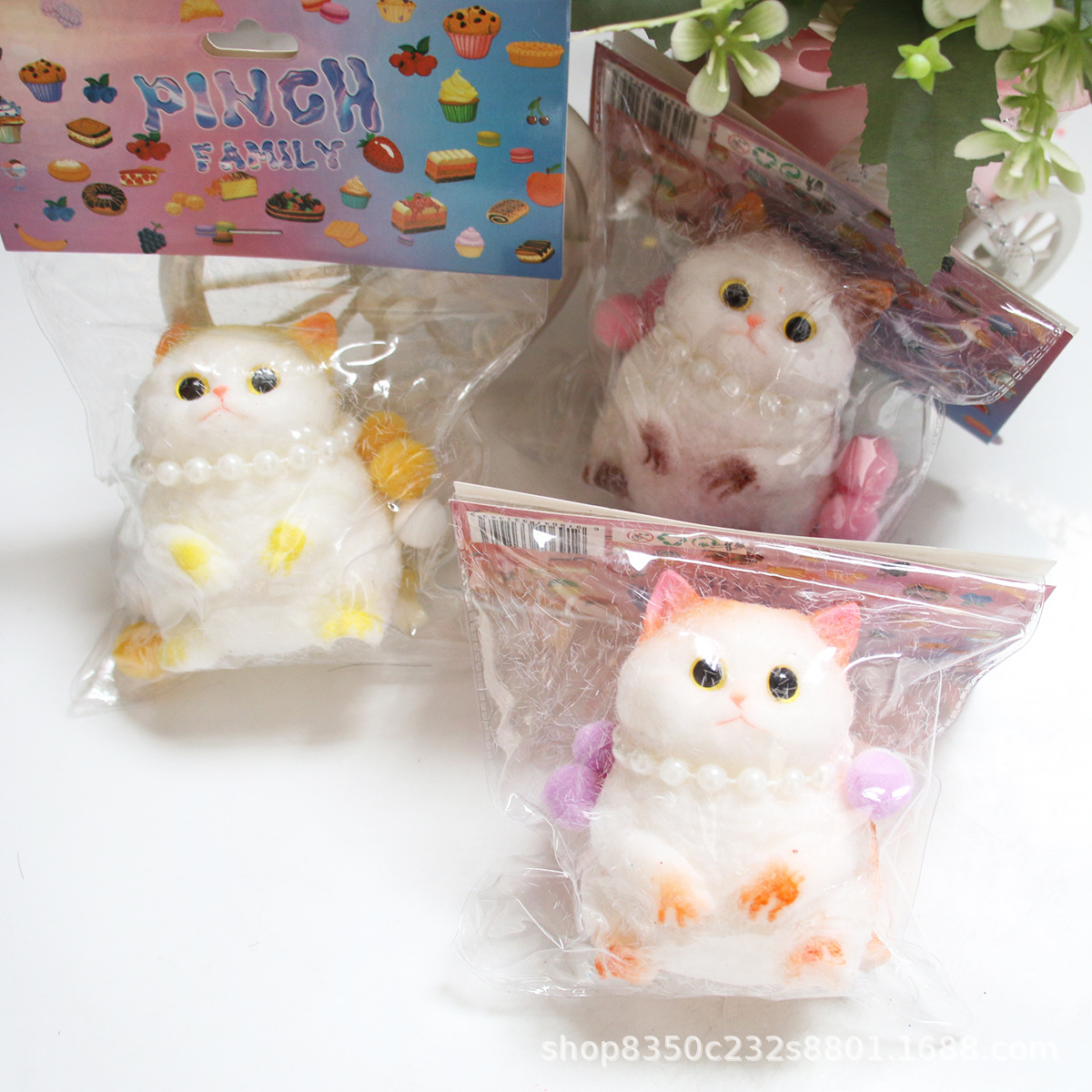 Ventas transfronterizas calientes simulación de gatos pellizcadores de compresión juguetes aliviantes creativos lindos regalos para niños al por mayor