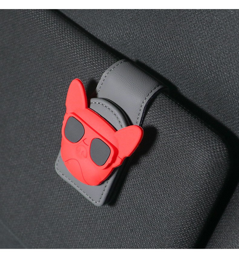 Car Glasses Clip, Car Sun Visor Storage Clip, Glasses Holder, Personalized In-Car Hanging Sunglasses Clip, Card Clip