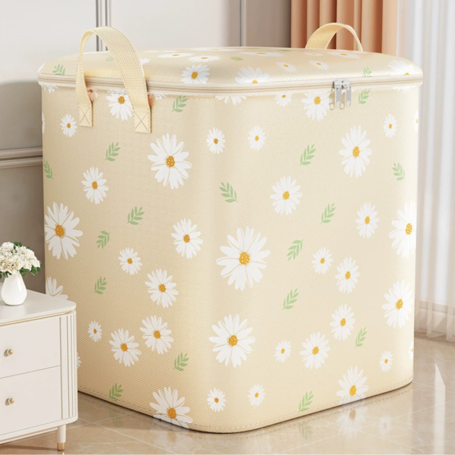 Маленькая маргаритка стеганое одеяло сумка для хранения одежды большой емкости