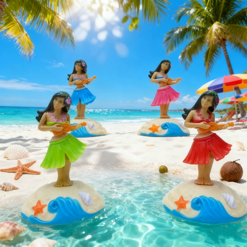 Трансграничная гавайская юбка-качалка из травы, украшение для автомобиля, мультяшный подарок, детская игрушка, украшение для машины