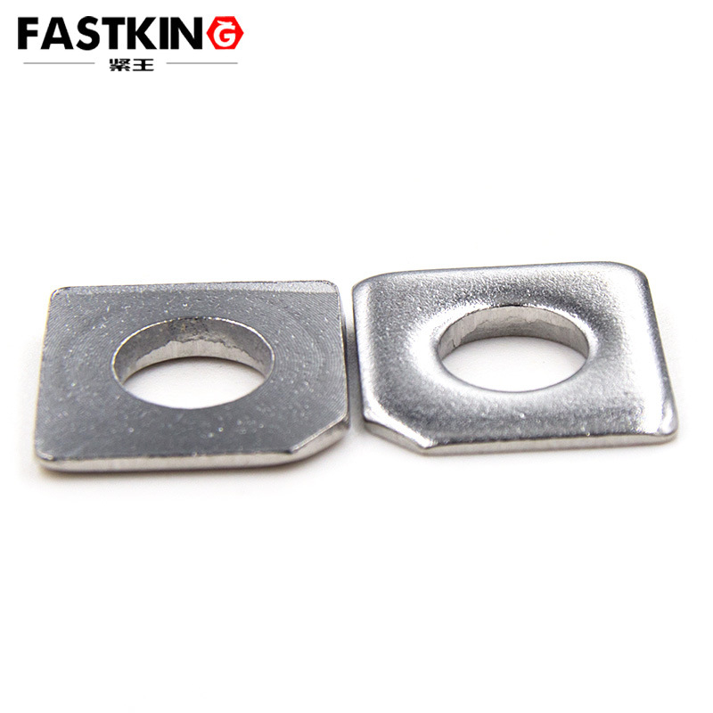 国标不锈钢304槽钢用方斜垫片GB853工字钢用方斜垫圈