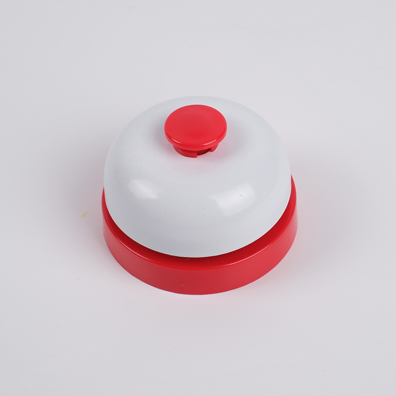 Campana de alarma de metal juguete juego de mesa a juego raqueta de mano Campana DE EMERGENCIA micrófono PET llamada campana servicio de prensa de la mano campana material didáctico