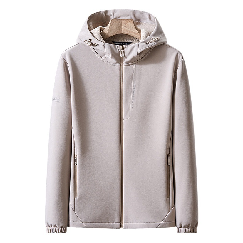 Autumn and winter New soft shell men's outdoor single-layer assault clothing women's windproof waterproof fleece coat factory direct supply