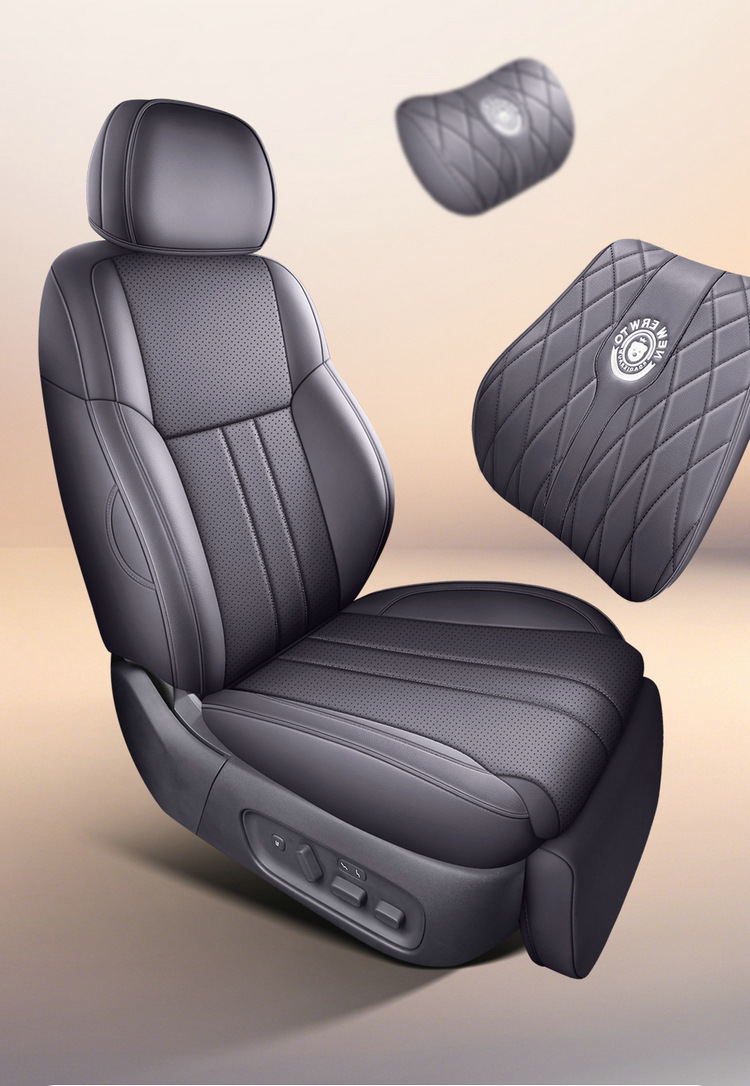 27 New Leapmotor C10 car seat covers, featuring perforated leather for breathability and durability, suitable for all seasons, and offering full coverage