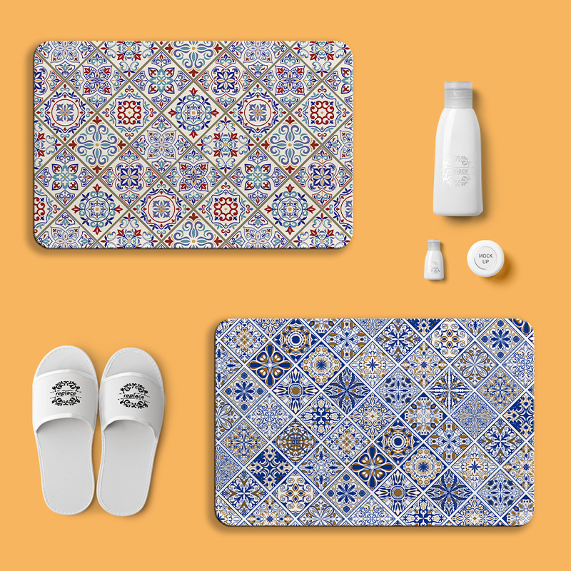 Floor Mat Diatom Mud Absorbent Mat Toilet Door Mat Quick-drying Bathroom Door Mat Diatomite Floor Mat Floor Mat Diatom Mud Absorbent Mat Toilet Door Mat Quick-drying Bathroom Door Mat Diatomite Floor Mat
