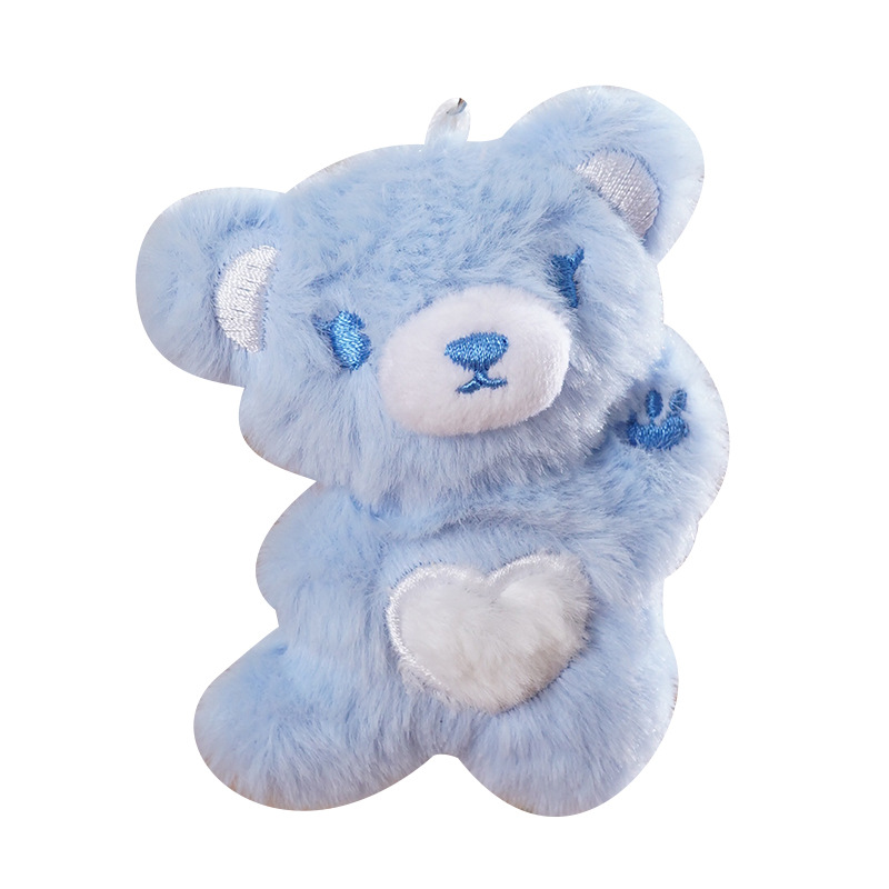Lindo oso Hello Bear llavero bolsa colgante ropa accesorios para el cabello accesorios DIY cadena para teléfono móvil muñeca